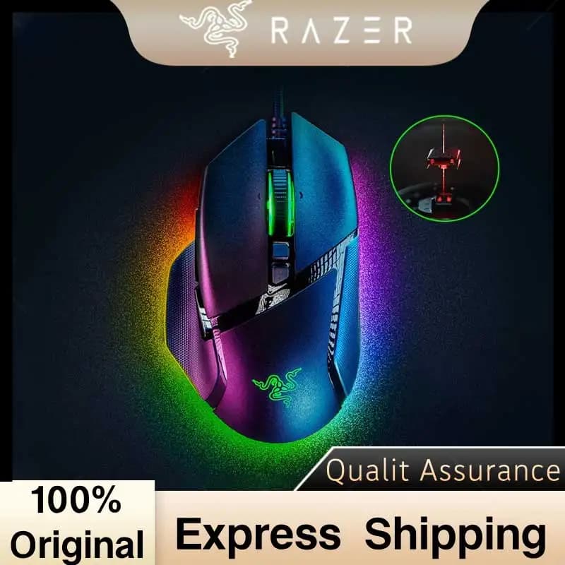 Mouse da gioco cablato Razer Basilisk V3 26000 DPI ottico RGB E-sports Gamer per PC portatile
