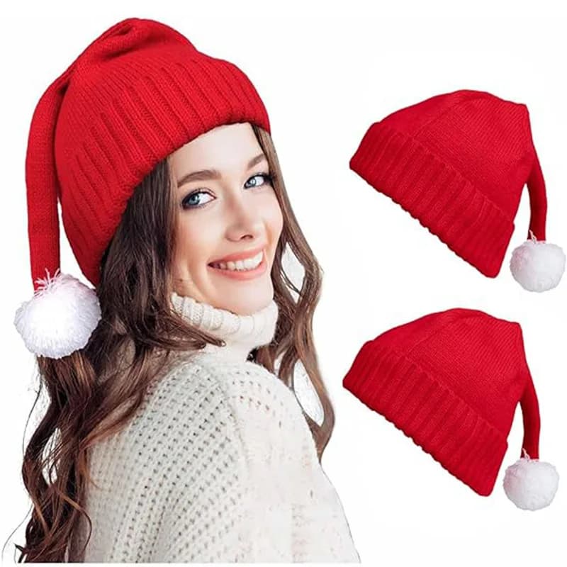 1PC New winter Christmas hats for men and women, hot knitted hats, wearless caps, pullover hats