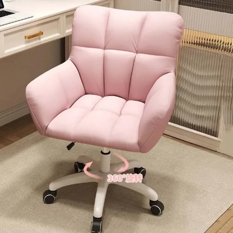 Simpatica sedia da ufficio bianca da gioco regolabile moderna poltrona con rotelle sedia mobile comoda moderna CChaise De Bureaux mobili per ufficio