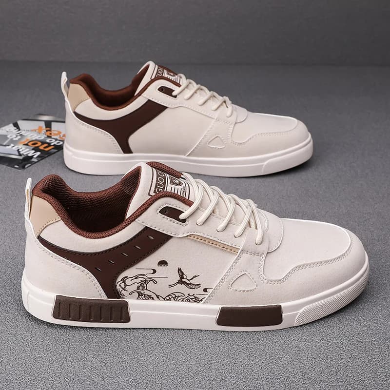 Scarpe vulcanizzate moda uomo scarpe da ginnastica piatte casual da passeggio scarpe da uomo scarpe casual in pelle di grandi dimensioni 47 autunno maschile