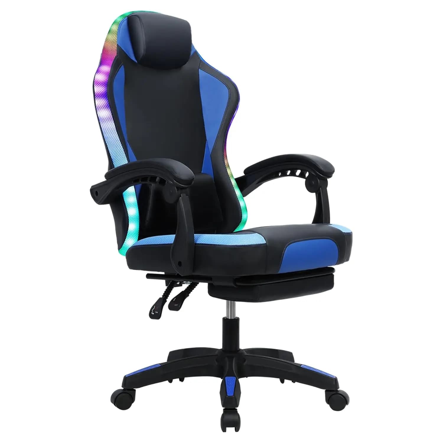 Sedie da Gaming, Sedia da Gioco per Bambini, Sedia Ergonomica da Gaming, Sedia da Gaming per Computer con Luci LED e Massaggio, Personalizzabile