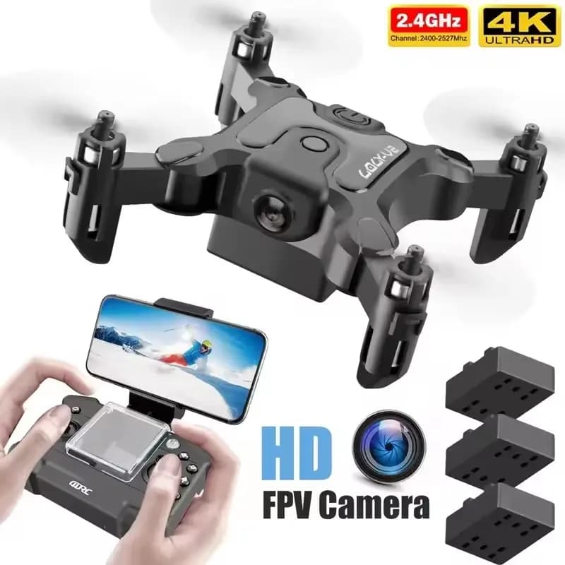 V2 Mini Drone Professional 8k HD Camera 5G Wifi FPV Air Pressure Altitude Hold Foldable Quadcopter RC Drone Toys UAV 2025