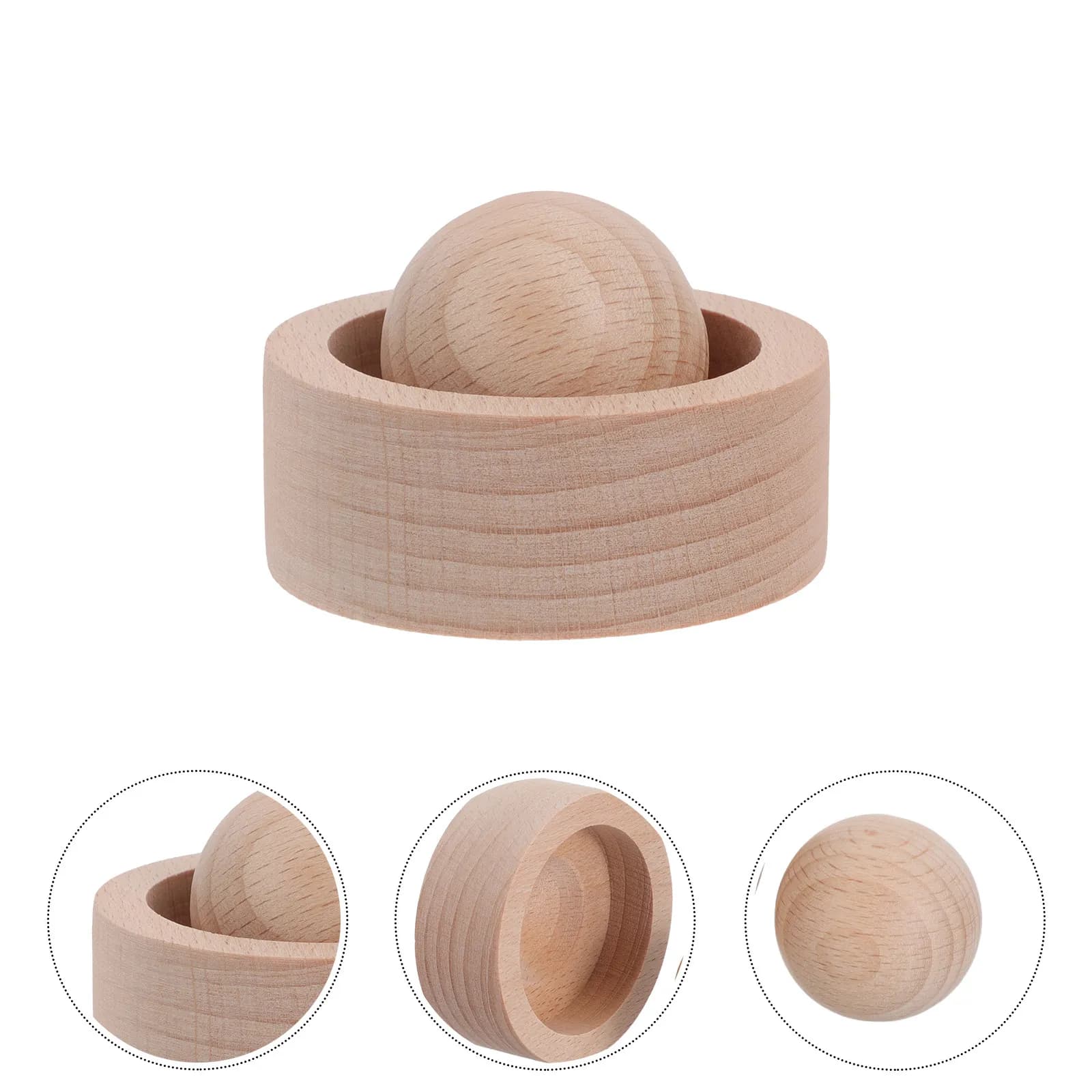 Set di 4 Diffusori di Oli Essenziali in Legno, Cilindrici Minimalisti, Piccoli Diffusori Passivi per Casa, Ufficio, Camera da Letto, Sala Yoga, Aria Naturale