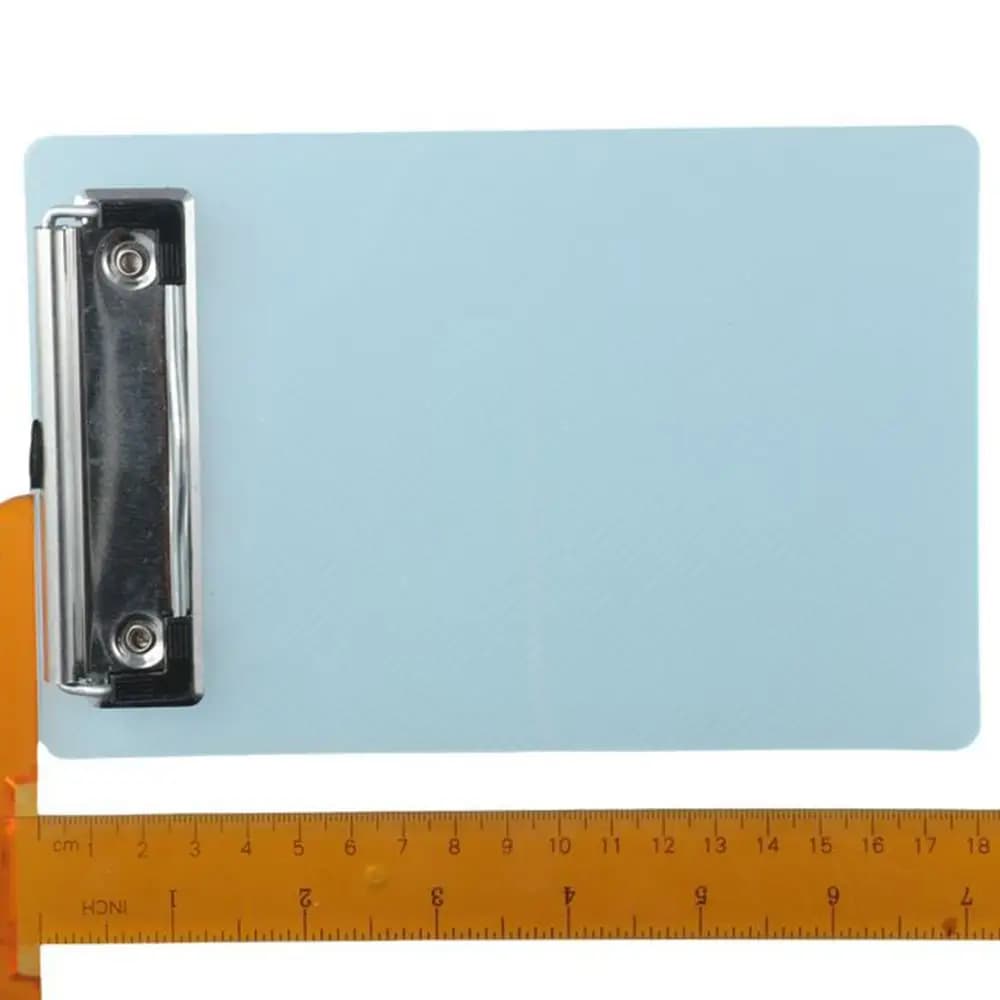Cute Colorful Mini Clipboard Plastic Small A6 Clipboards Memo Size Pocket Clip Boards