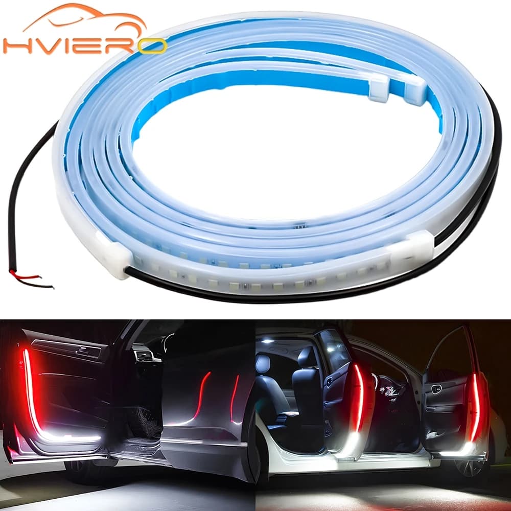 Anti collision white red flash LED stroboscopic light automatic doors auto parking streamer warning strip signaling lamps multipurpose lighting