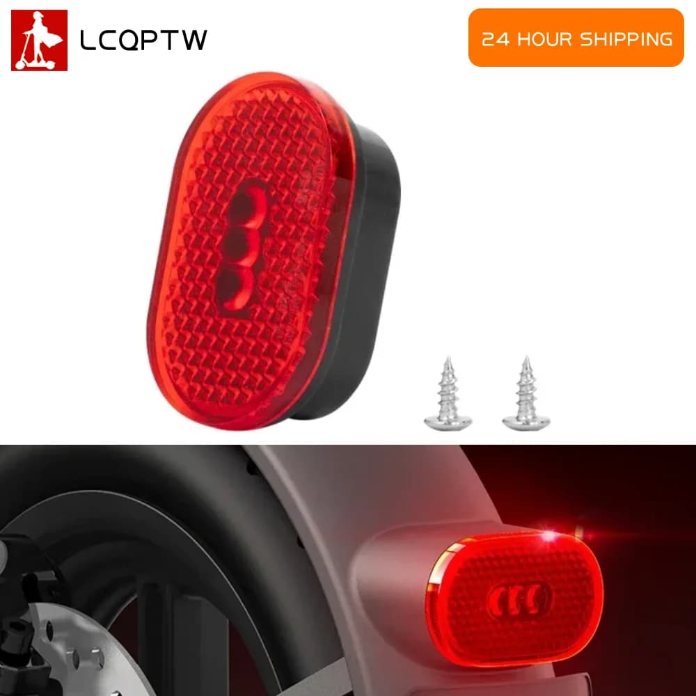 Copertura Fanale Posteriore a LED per Parafango, Luce Freno per Monopattino Elettrico Xiaomi Pro 2 Mi3, Ricambio e Accessorio