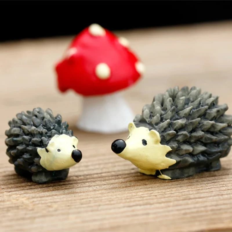 3 pieces miniature for doll house, bonsai, garden ornament for flower pot, curl