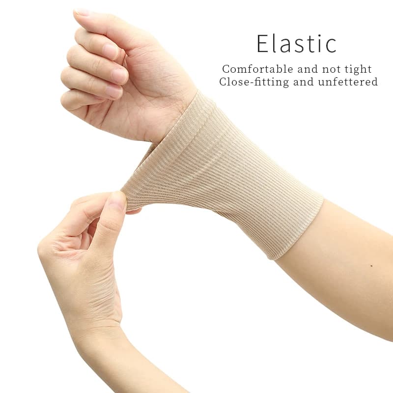 Supporto per Polso Unisex, Traspirante e Assorbente, Manica Corta per Braccio, per Uomo e Donna