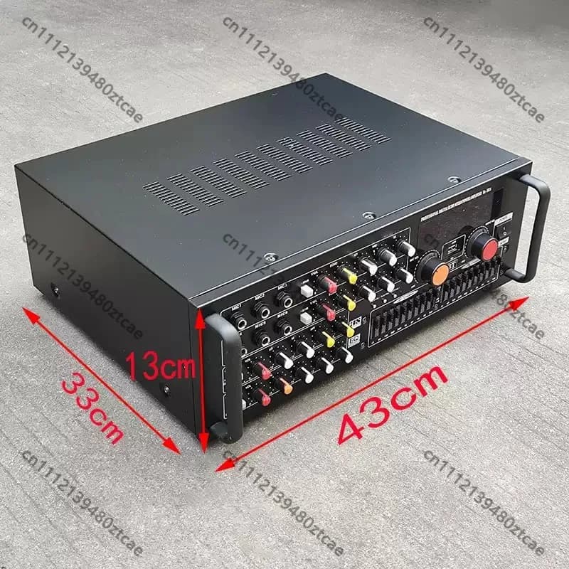 Professional Stage Karaoke Wireless Amp Machine 800W High Output For Household Hi-Fi Speaker Modification Accessories