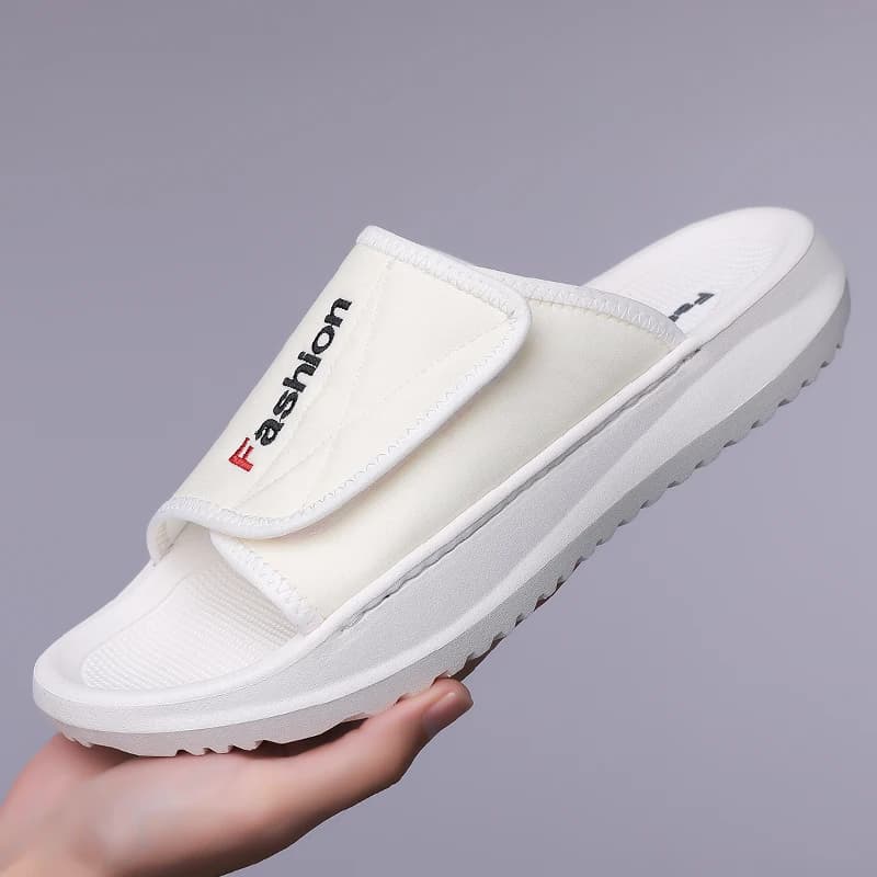 Men's Summer Fashion Comfortable Soft Bottom Casual Sandals Anti-slip Wear-resistant Beach Slippers Slip-On Slippers-WC20251
