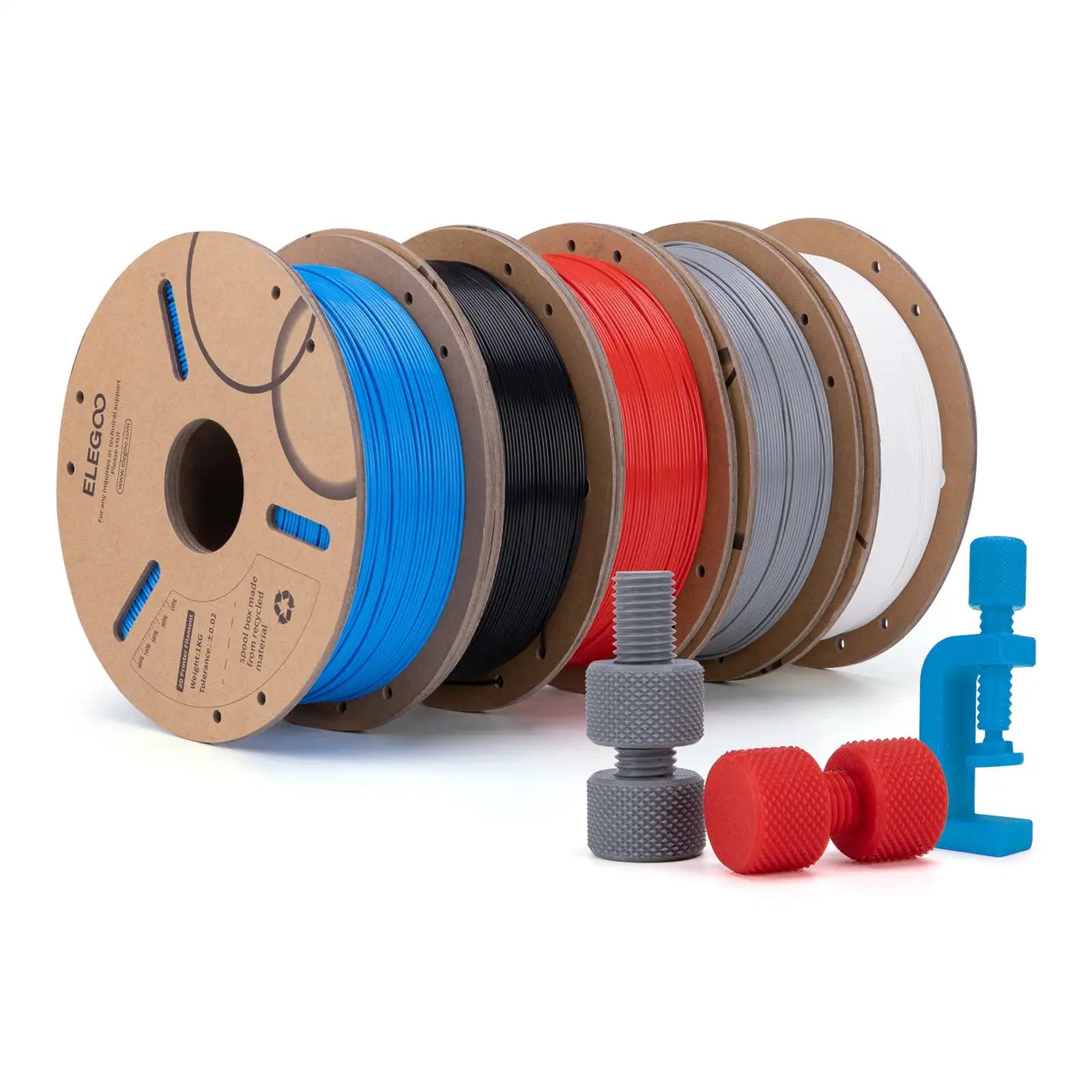 ELEGOO 2KG/4KG/5KG/10KG 1,75mm 3D PLA Plastic Filament for EU USA