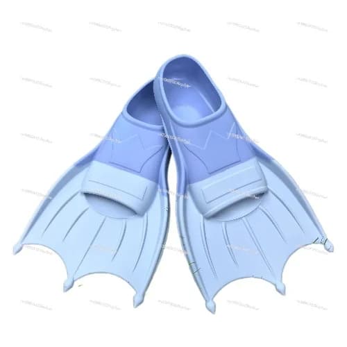 Short swimming pins Silicone immersion rafts Professional training pins for swimming Pins for anatra free Snorkeling Adult children's feet