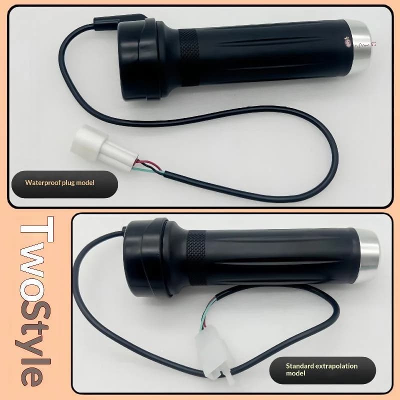Universal Three-wire Speed Controller Adjustable 1PC Electric Vehicle Throttle Control Part for E-scooter Moped Repair