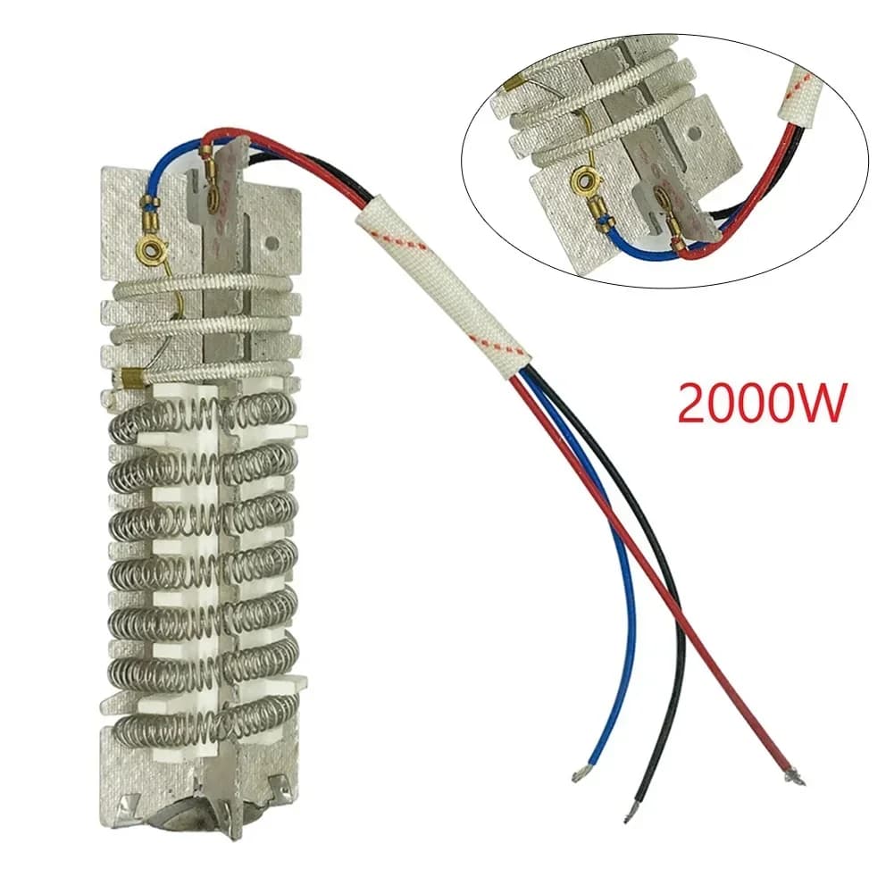 Nucleo della pistola di calore AC 220V Nucleo di calore dell'elemento riscaldante a tre fili per parti di utensili elettrici della macchina di rilavorazione dell'aria calda della pistola di calore da 2000 W