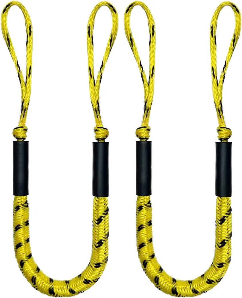 Corda Elastica per Ormeggio, Corda di Ancoraggio Marina, Accessorio per Imbarcazioni, per Attracco di Pontoni, Barche da Pesca, Kayak, Moto d'Acqua