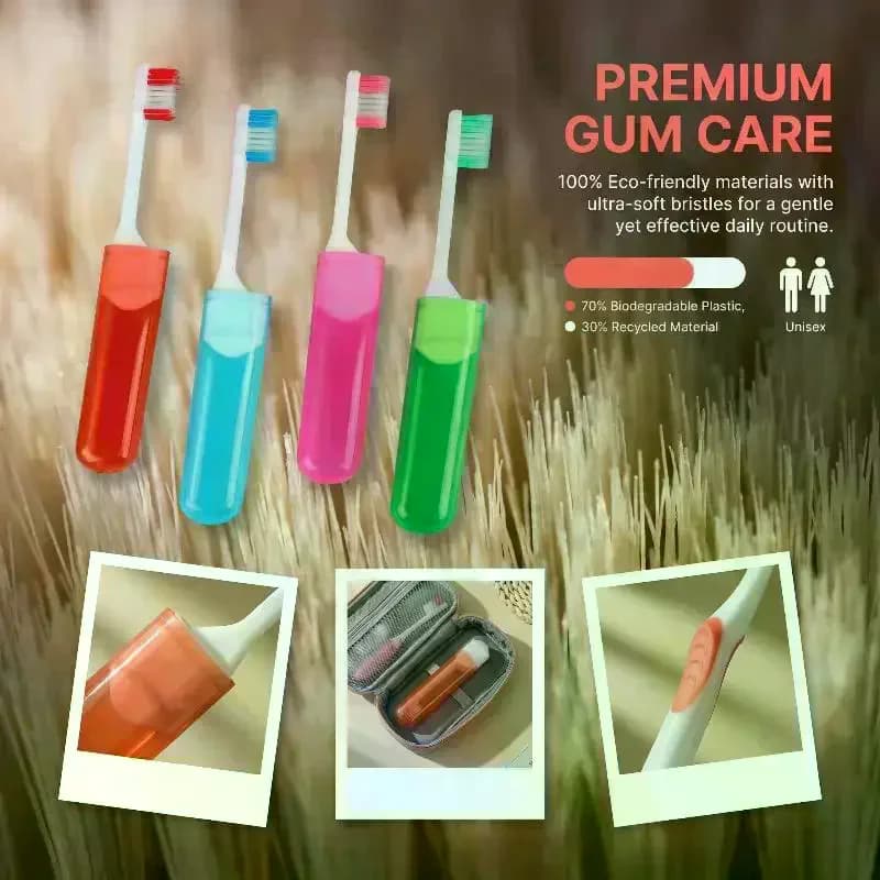2/3/5Pcs Folding Portable Travel Toothbrush Outdoor Camping Soft Tooth Brush Oral Cleaning Hygiene Tool Trip Toothbrush