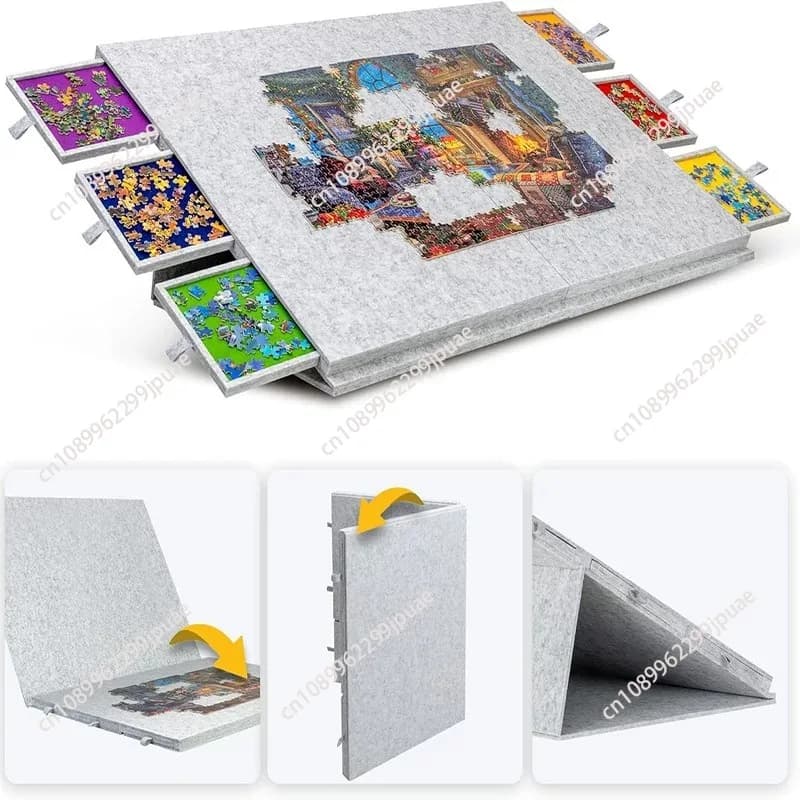 Adatto per la selezione di 2000 pezzi di pannelli in feltro piegati utilizzando una tavola di smistamento a cassetto (esclusi 2000 pezzi di puzzle)