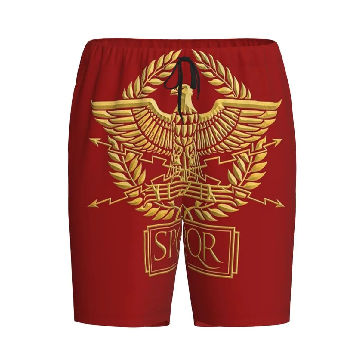 Pantaloncini Romani SPQR Personalizzati, Pantaloni da Pigiama per Uomo, Pantaloni per il Relax e il Sonno