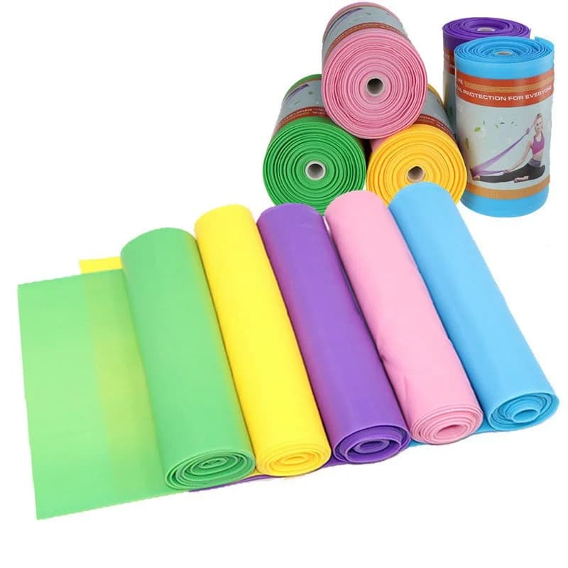 Banda Elastica Lunga per Allenamento Parte Inferiore del Corpo, Glutei, Yoga, Pilates, Portatile per Palestra Domestica