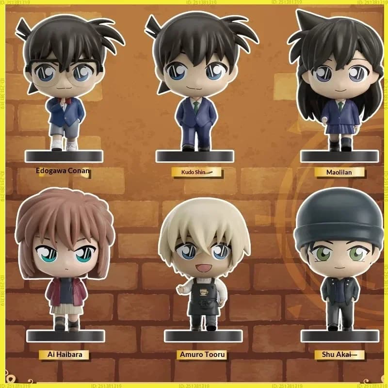 Figura Sorpresa Detective Conan, Statuetta Anime, Ornamento Kudo Shinichi, Edogawa Conan, Haibara Ai, Amuro Tooru, da Collezione