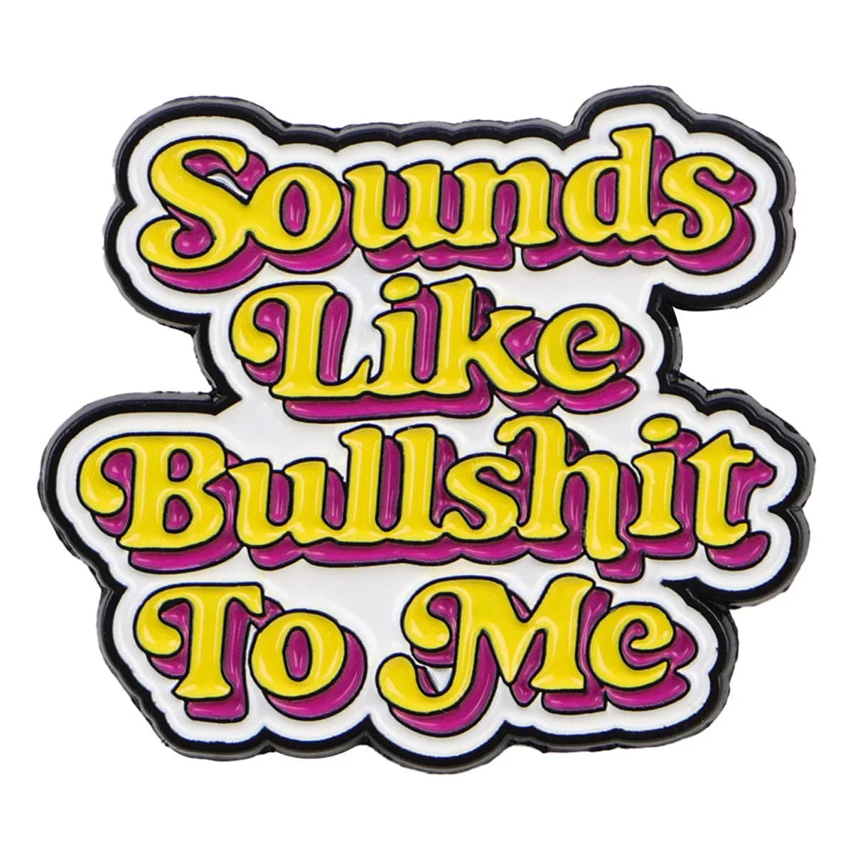 Enamel Pins Sounds Funny Quotes Brooches For Women Lapel Pins Badge on Backpack Costume Accessories Funny Jewelry DIY Cute Gifts