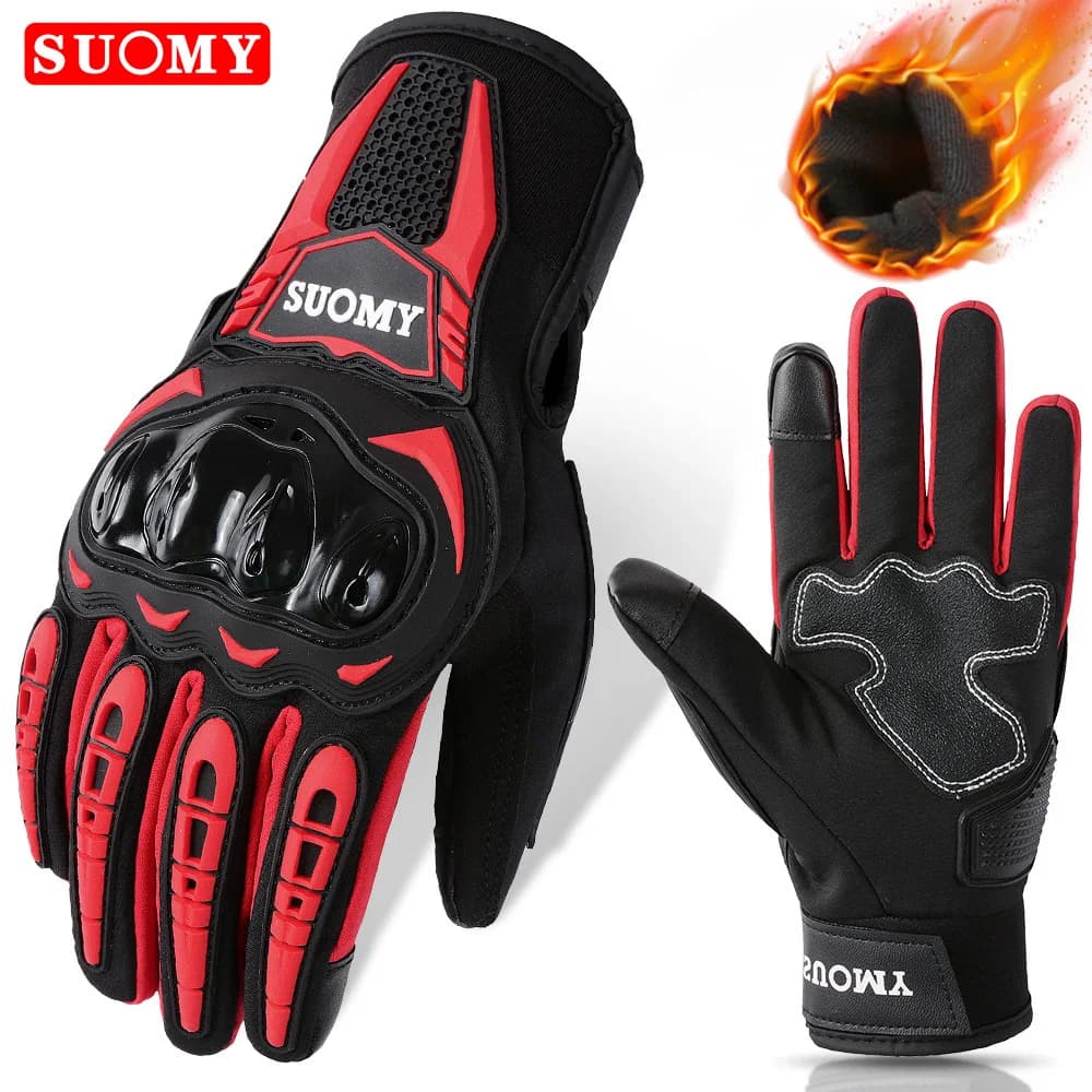 Winter Motorcycle Gloves Waterproof Warm Riding Gloves Touch Screen Anti Slip Protective Gear Motocross