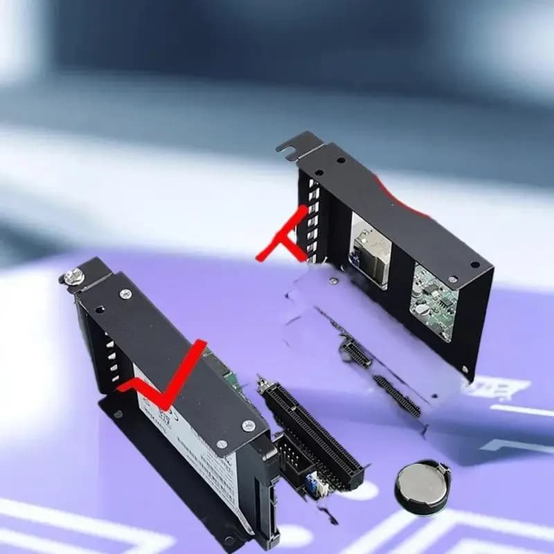Case per Computer Desktop con Alloggiamento Universale per SSD e HDD, Slot per Scheda PCI, Rack di Espansione Adatto per Hard Disk da 2,5 e 3,5 Pollici
