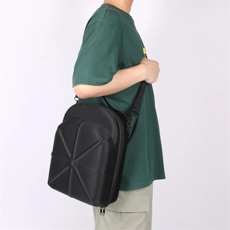 Borsa porta cappellini da baseball portatile, resistente alla pressione e impermeabile, borsa a tracolla in EVA per cappellini da baseball, scatola porta cappelli