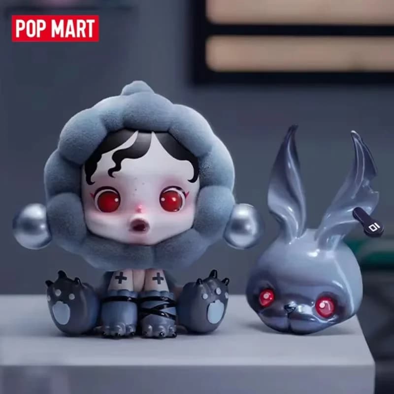 POP MART Skullpanda Serie 'The Mare of Animals' Mystery Box, Giocattoli in Scatola Cieca, Borsa Sorpresa, Bambola, Figurina Anime Carina, Decorazione da Scrivania