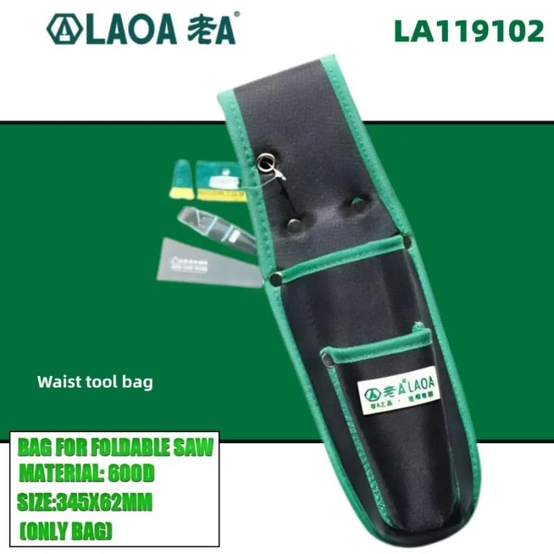 LAOA LA119102 Borsa Porta Attrezzi da Cintura Resistente all'Usura per Forbici da Potatura, Sega Pieghevole, Uso in Giardino e All'Aperto