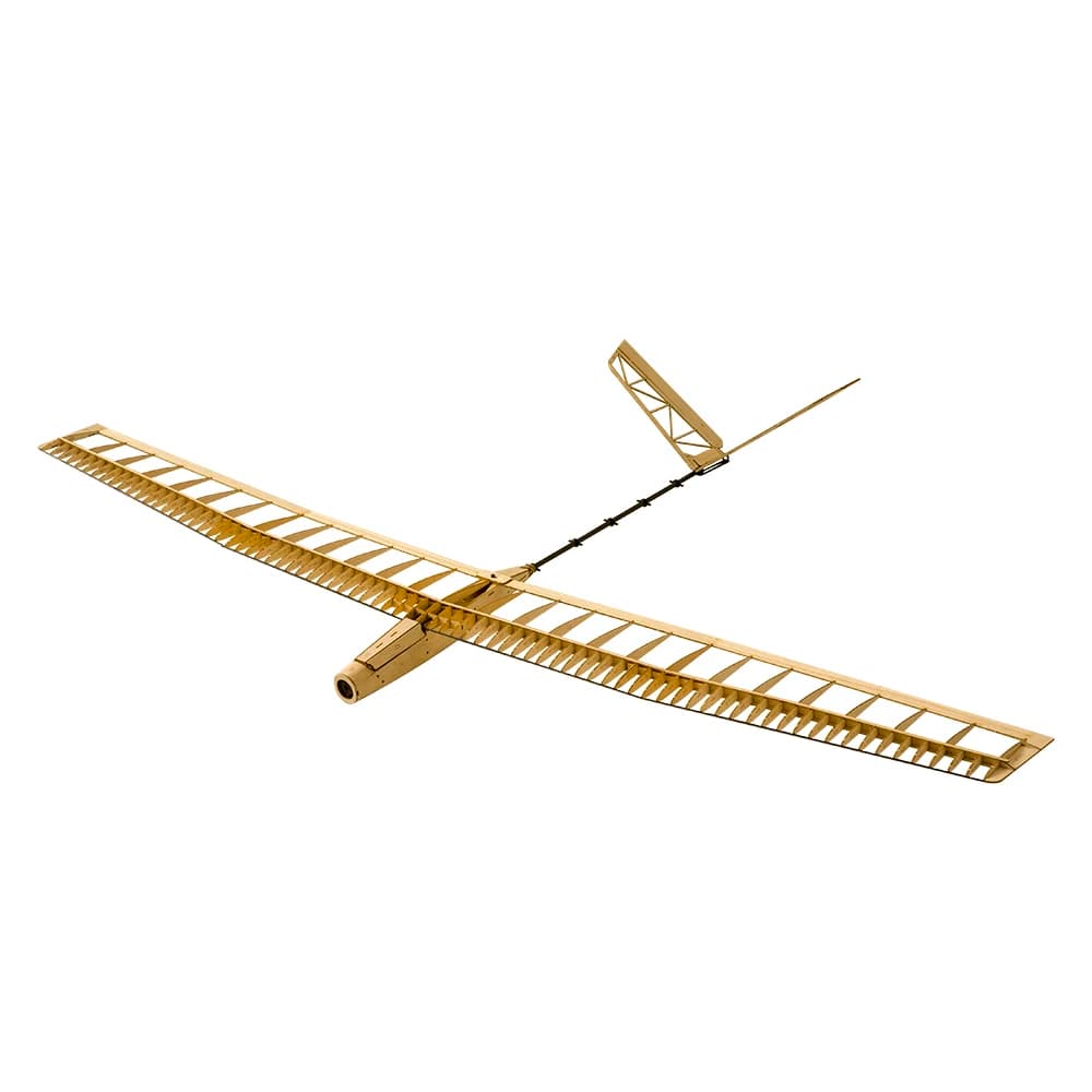 DW Hobby RC Aliante Aereo U-ZI 1400mm Apertura alare Balsawood RC Aereo di Montaggio Modello di Aereo Kit Aereo in Legno All'aperto F14