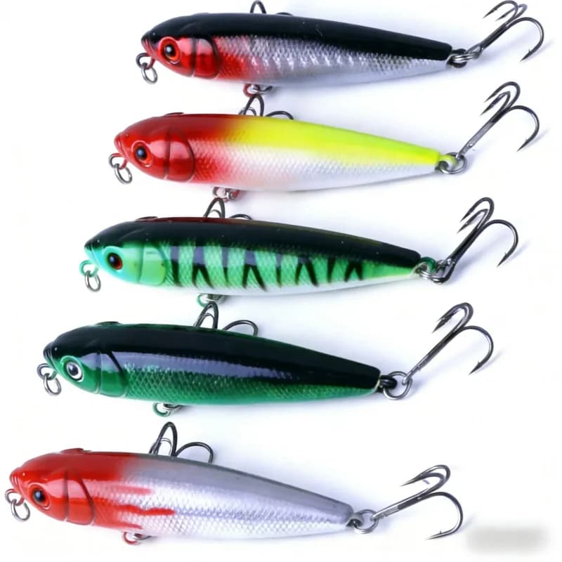 Esca artificiale di tipo superficiale Z-Dog, affondante e galleggiante, Micro-Special 8CM 9.1G, per la pesca al mandarino, esca biomimetica, lunga durata.