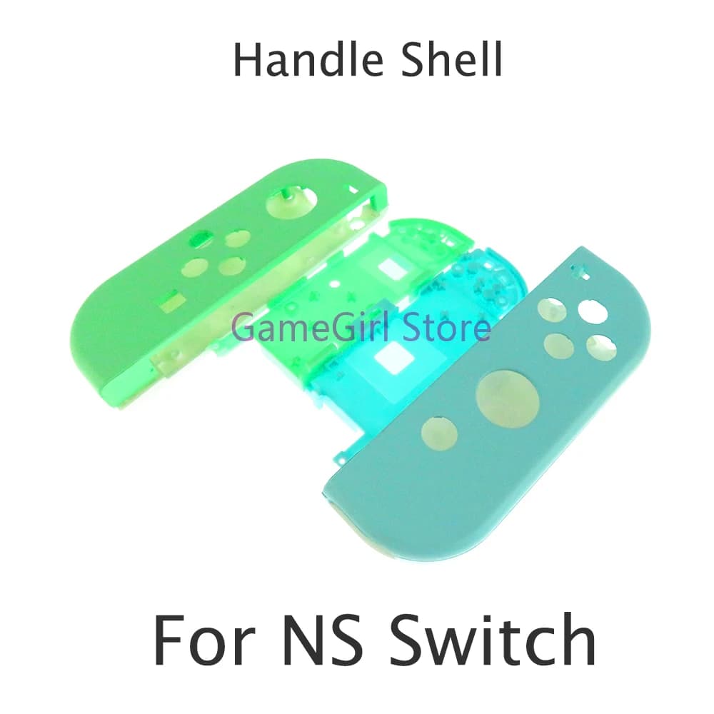 1 set per NS Switch Joy-Con custodia in plastica con maniglia sinistra destra con staffa centrale