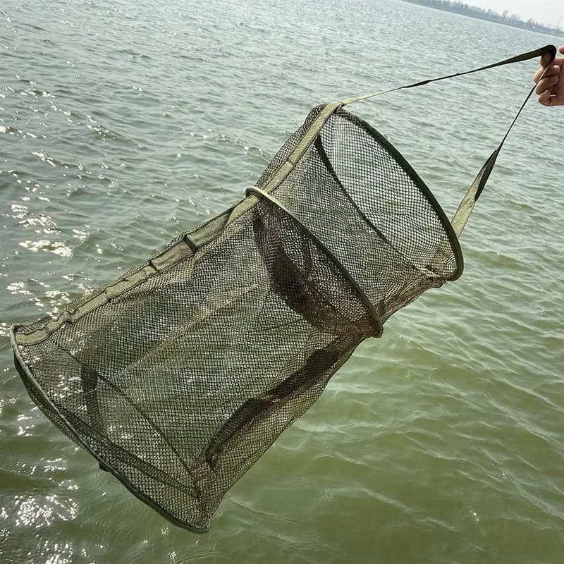 1 pz Rete da pesca pieghevole Trappola per pesci gamberetti/carpa/altelli Rete da pesca - Attrezzatura da pesca perfetta per gli appassionati all'aperto
