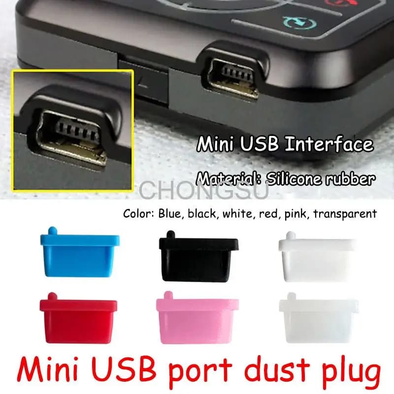 1/5/10/20pcs Mini USB Interfaccia Spina Antipolvere Gomma di Silicone Spina Morbida PSP MP3 MP4 MP5 Del Telefono Mobile Fotocamera Digitale Spina di Protezione
