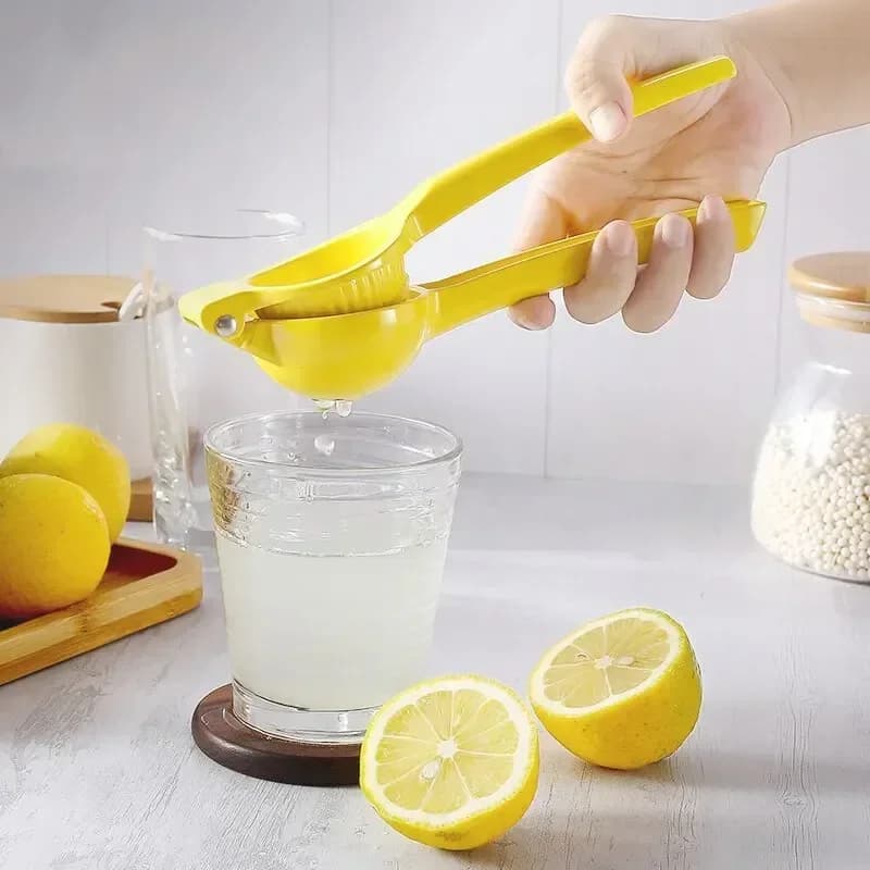 Utensili da Cucina Portatili e Pratici, Mini Frullatore, Spremiagrumi Manuale in Lega di Alluminio per Limoni e Arance