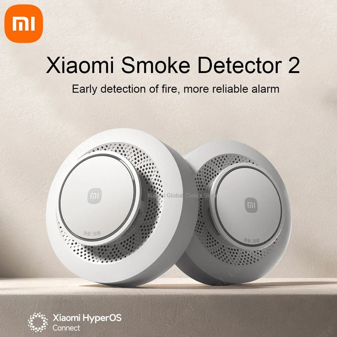MIJIA Smoke Detector 2 Honeywell Sensor Fire Alarm Audible&Visual Alarm Work With Bluetooth-compatible Gateway Smart Remote APP