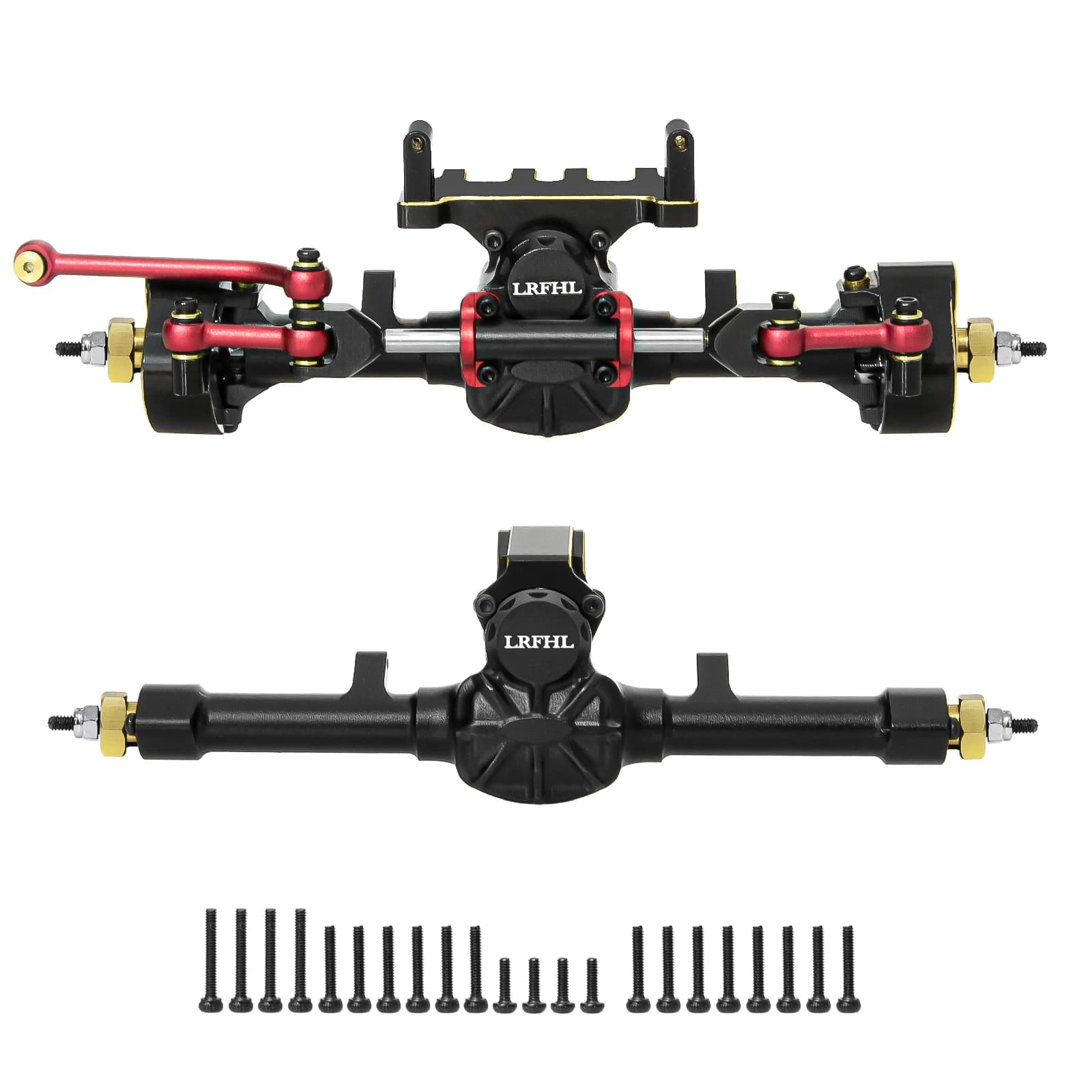 Assali Planet OKHL +6 mm anteriori e posteriori Angolo di sterzata max. 50° per SCX24 C10 JLU Gladiator Bronco Deadbolt 1/24 RC Car