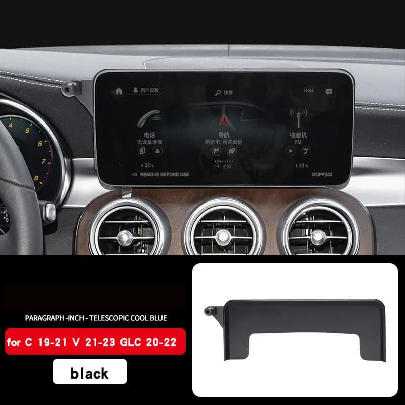 Per Mercedes Benz C V classe GLC W205 W206 W447 X253 supporto per cruscotto supporto per telefono GPS supporto per morsetto a Clip fisso per schermo In auto