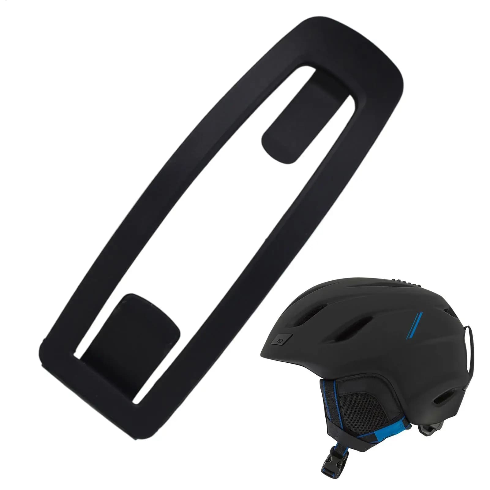Clip per Casco da Sci, Chiusura Riutilizzabile Multiuso, Sostituzione del Fermaglio per Accessori da Snowboard e Ciclismo, Cinturino per Casco da Sci