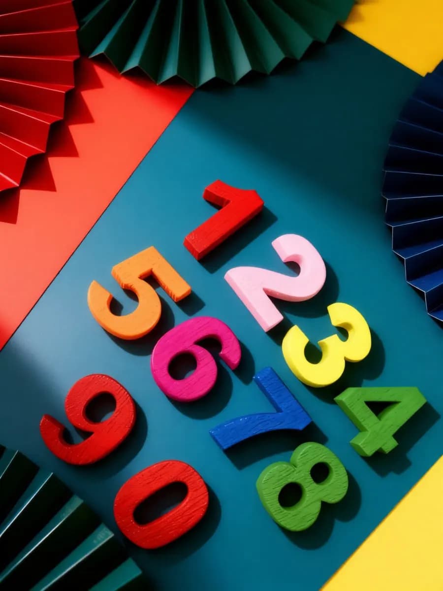 100 pcs Educational Learning Kids Halloween Christmas New Year Decorative Wood Chips Numbers Number Cutouts Letters Numbers