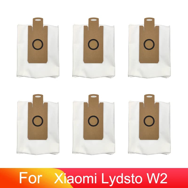Dust Bags For Lydsto W2 Robot Vacuum Self-Cleaner Accessories Fit Spare Parts Replaceable Garbage Ash Collecting Bag Accessory