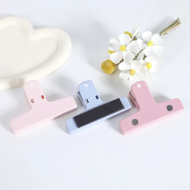 Cartella Porta Ricevute con Clip Magnetica Squisita, Dispenser di Clip, Cartella Portadocumenti a Lunga Durata, Clip Magnetica per Notebook, Ricevute e Documenti per l'Aula