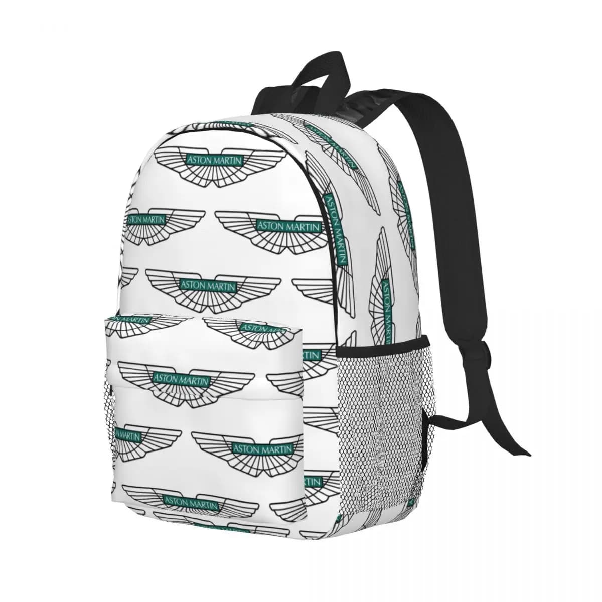 Aston Martin Badge Backpack Student Boys Girls BookBag Men Women School Bag Laptop Shoulder Bags