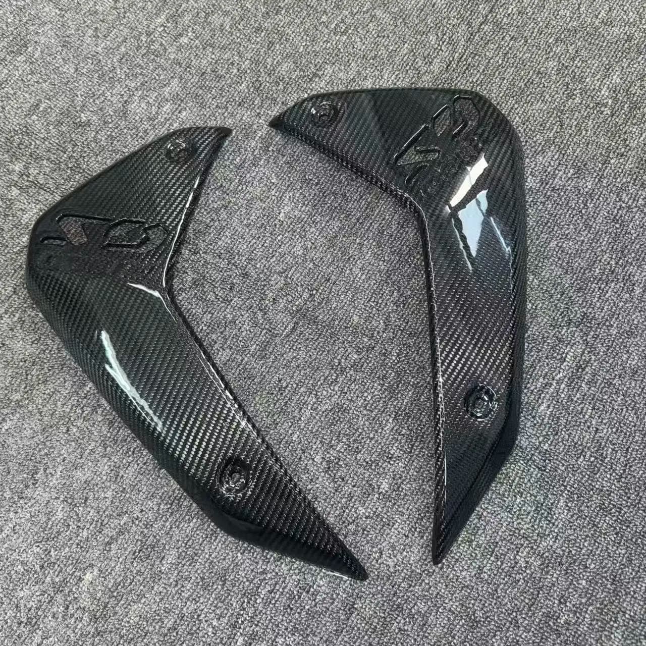 Accessori Moto 100% Fibra di Carbonio: Copertura Radiatore e Pannello Laterale Decorativo per BMW R1300GS R 2024 2025