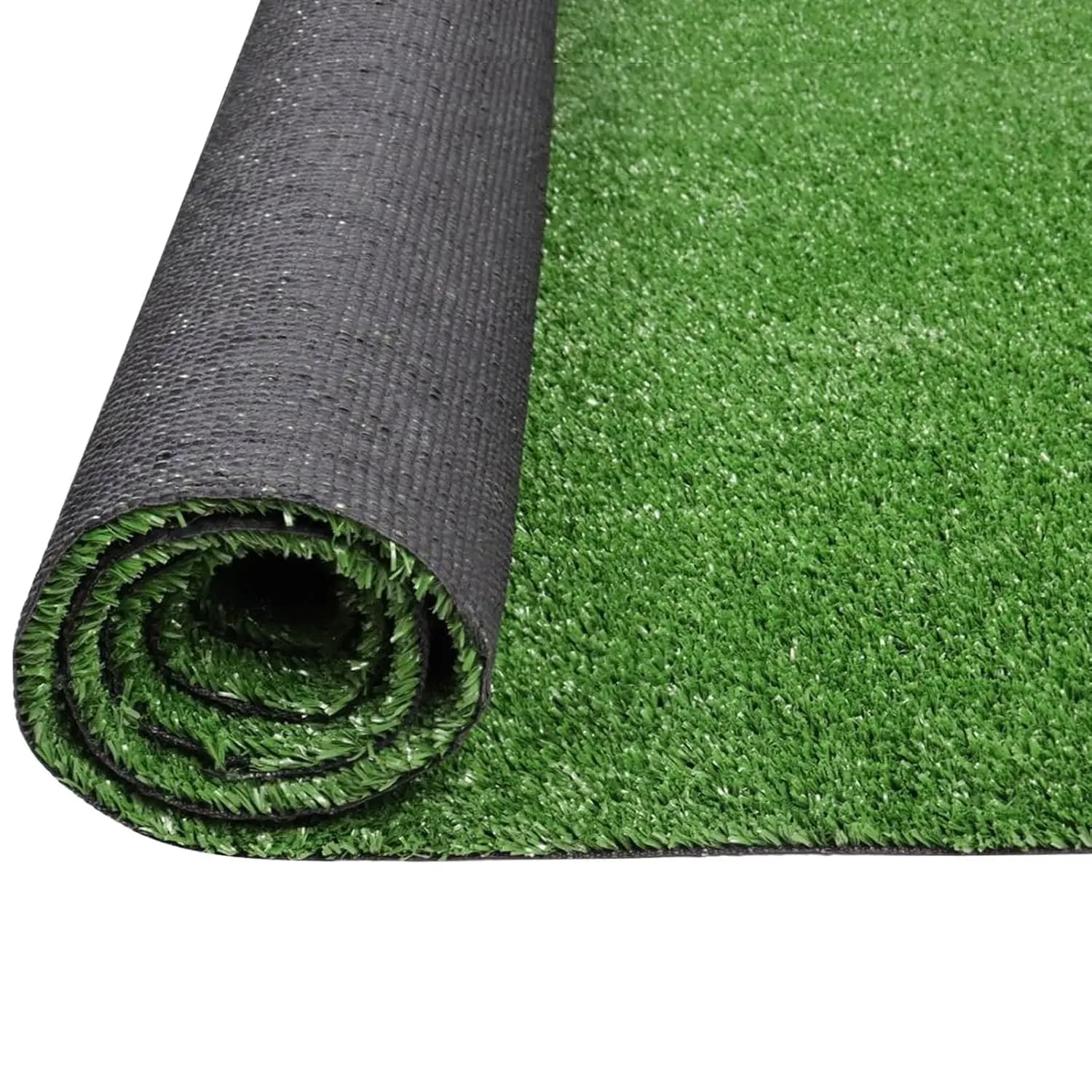 Tappeto Erboso Sintetico per Porta 11' x 11', Tappeto in Erba Artificiale con Fori di Drenaggio, Pelo di 0,4'', Personalizzabile