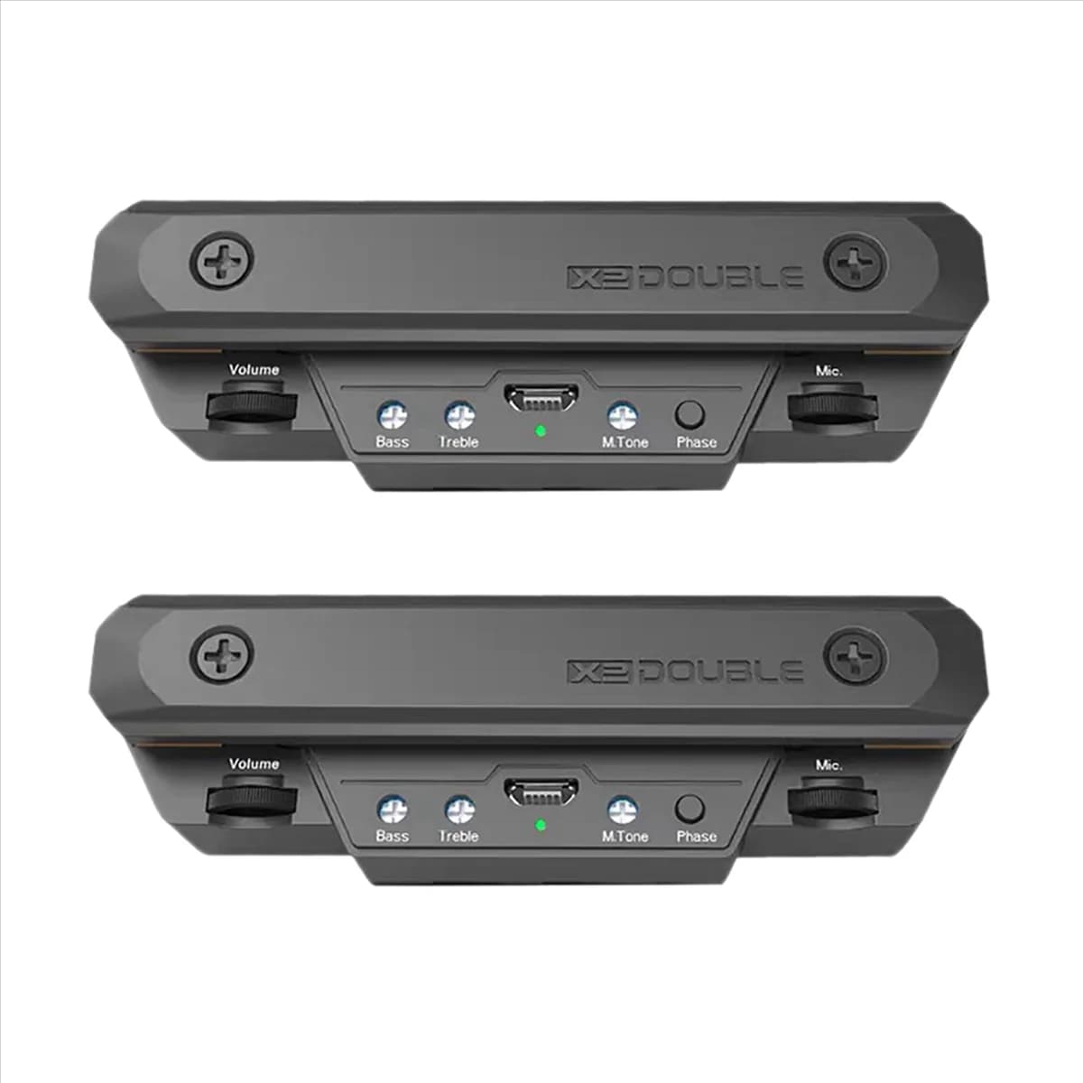 2X DOUBLE X0 Pickup per chitarra preamplificatore Pickup Soundhole con controllo del Volume e del tono per strumento musicale per chitarra acustica, 5