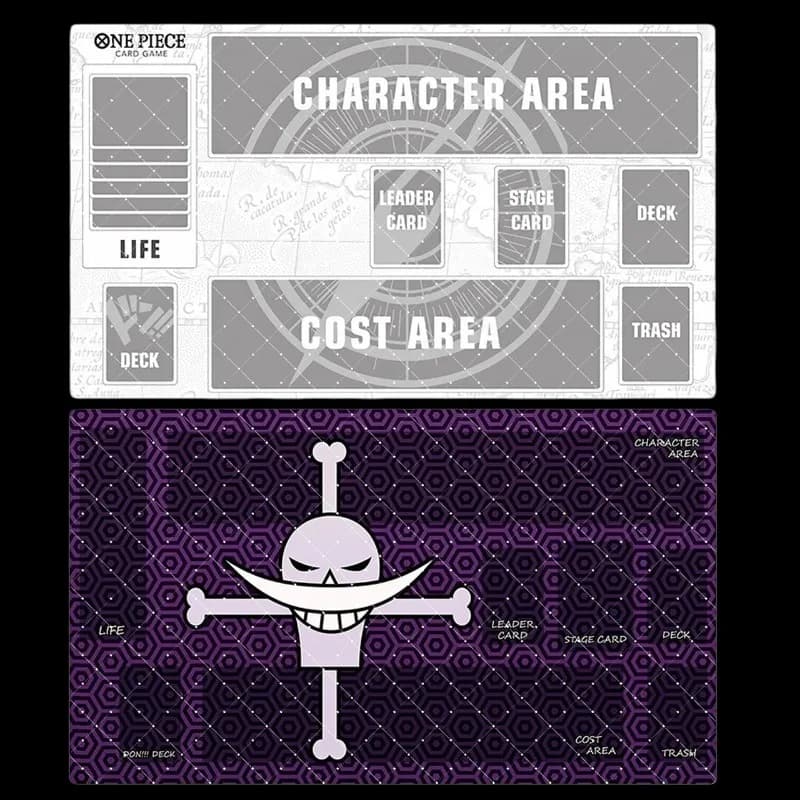 Tappetino da Gioco One Piece 600x350mm Classico per Giocatore Singolo, Collezione Mappe, Playmat Edward Newgate OPCG in Gomma, Tappetino per Carte da Gioco, Regalo