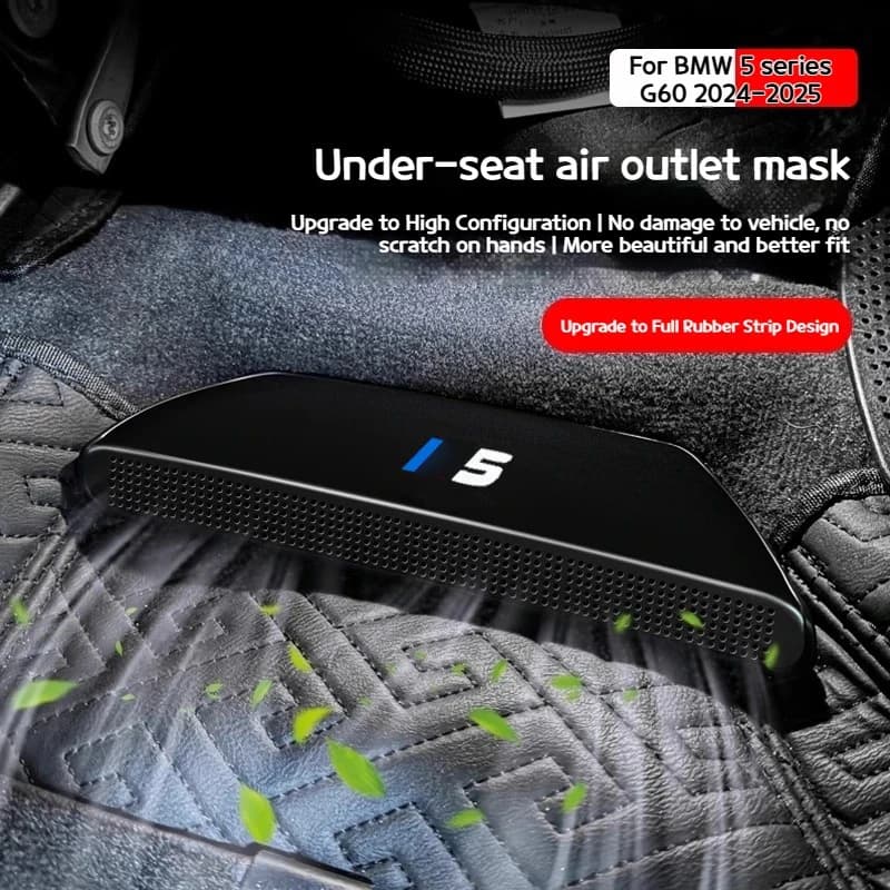 For BMW series 5 i5 G60 2024-2025 Auto Air conditioner lower seat air protection cover dust cover interior accessories