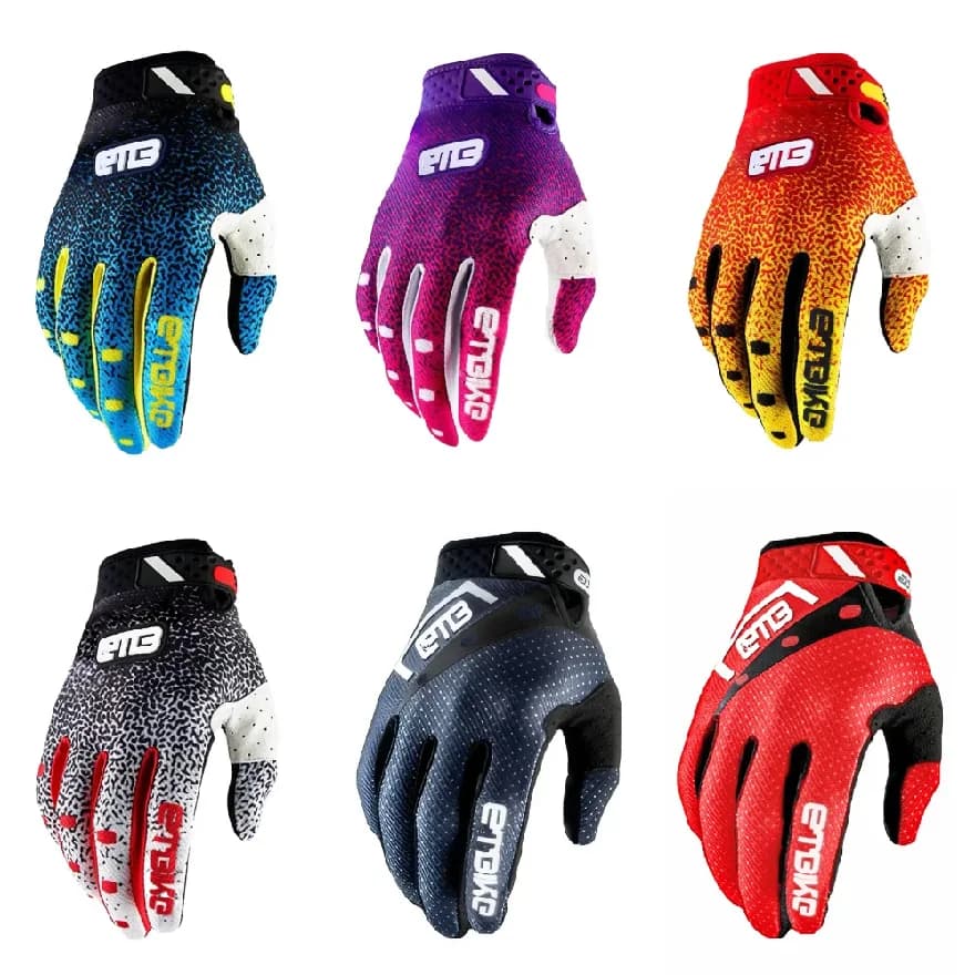 ETBIKE riding gloves, off-road outdoor sports motorcycle, MTB DH mx gloves, touch screen support